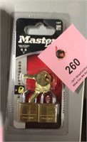 Master Lock 2 new Locks with Keys