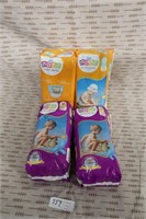 4 packs of swim diapers