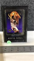 Scottie Pippen mounted trading card, not verified