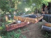 1987 Contractor Choice Deluxe 12 Ton T/A Trailer ,