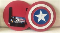 2 12” Captain America foam shields