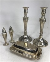 Silver plated tableware set