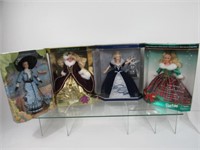 LOT OF 4 SPECIAL EDITION BARBIES: