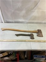 One Axe and one hatchet