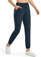 G4Free Womens Golf Pants Tapered Joggers with 4