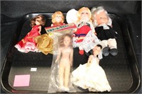 Lot of 6 Dolls