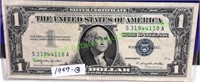 1957-B One-Dollar Silver Certificate Bank Note