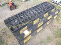 PALLET OF TUBBER PARKING BLOCKS