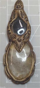 Handmade gemstone clay polymer pendant
