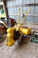 B-1-6 STEEL WHEELED ROTOTILLER WITH MOTOR - AS IS