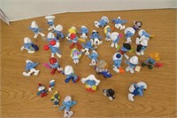 Large Lot of Smurf PVC Toys