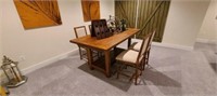 5PC-DINING TABLE W/4-CHAIRS