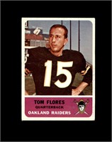 1962 Fleer #68 Tom Flores EX to EX-MT+