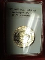 1952 US Washington - Carver 90% Silver Half Dollar
