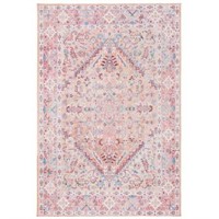 SAFAVIEH Serapi Rug  Beige/Pink  5'3 x 7'6