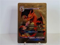 Pokemon Card Rare Gold Charizard Gx