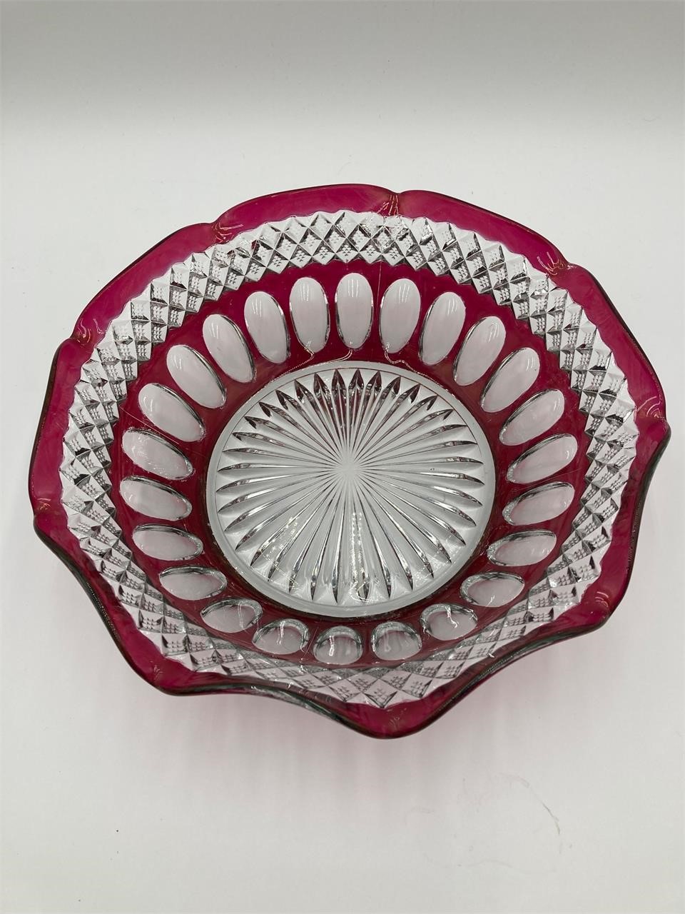 Westmoreland Ruby Red Glass Bowl