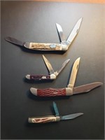 4 knives Case XX, Rigid, Anvil, etc.