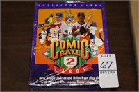 BOX OF COMIC BASEBALL CARDS