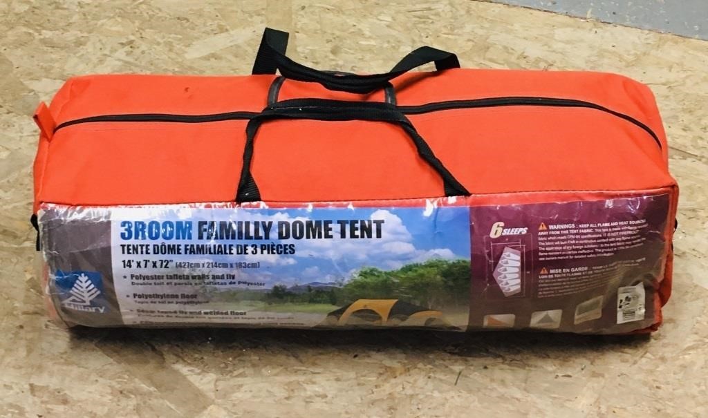 3-Room Family Dome Tent