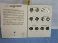 2009 District of Columbia Quarter Set