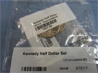 2012 D & P Kennedy UNC Half Dollars