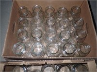 Box w/(20) Quart Canning Jars - Reguilar Mouth