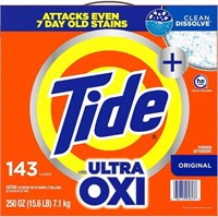 G) *Full* Tide HE Ultra Oxi Powder Laundry