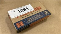 Frontier 223 ammo 20 rounds