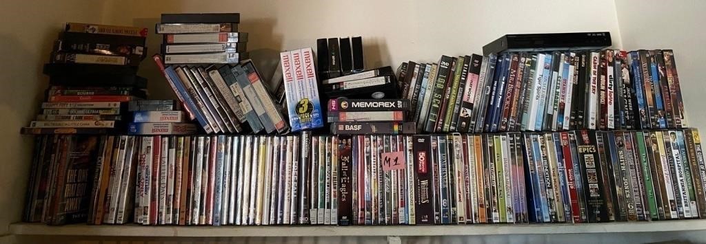 M - LARGE LOT OF DVDS (M1)