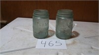 ATLAS STRONG SHOULDER MASON PINT JARS,