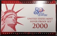 2000 US SILVER PROOF SET