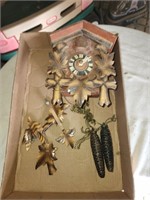 Vintage Cuckoo Clock & Accessories