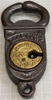 Crablock 1870 cast iron padlock