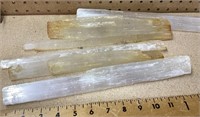 Selenite healing crystal wands