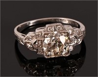 Platinum and Diamond Ring