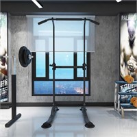 Adjustable Height Pull Up and Dip Station