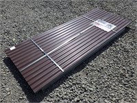 8'x35" Brown Metal Roof Panels