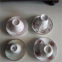 Lot of 4 teacups