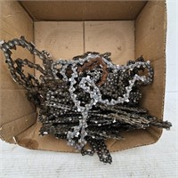 Large Assortment of Chainsaw Chains