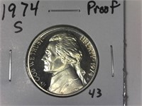 1974-S Proof Jefferson Nickel