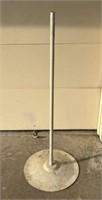 METAL SIGN POLE WITH CIRCULAR BASE; 47" T