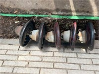 (5 PCS) EXTRA LARGE INSULATORS CONNECTED