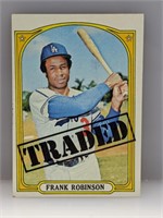 1972 Topps Frank Robinson Traded #754