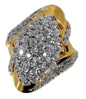 Marquise Cut 1.00 ct Diamond Dinner Ring