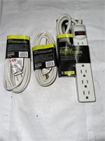 EXTENSION CORDS & SURGE PROTECTOR