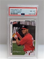 2000 Multi-Ad Peoria Chiefs Albert Pujols RC PSA 8