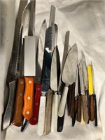 Vintage and Newer Kitchen Knives