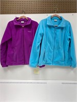 Columbia Zip Up Purple & Blue Jackets