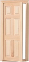 Dollhouse Door Scale Model Door x3